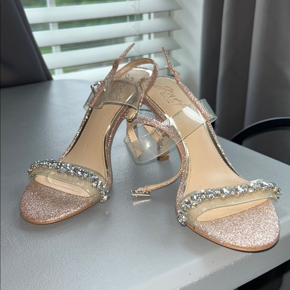 Pink and Silver Heels